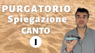 Purgatorio Canto 1 Analisi  Dante Alighieri Divina Commedia [upl. by Hawken]