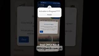 Activation in Progress MCB live Activation MCBBankPk mcblive mcbbank [upl. by Iny63]