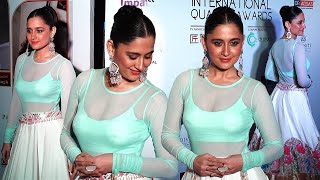 Heeramandi Fame Sanjeeda Shaikh At International Quality Awards 3rd Edition [upl. by Cedar266]