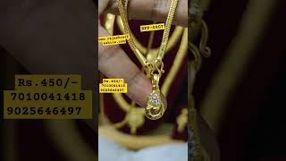 Daily use Dollar Chain 18 inches Rs450 7010041418 9025646497 wwwrajashreefashioncom RFP0907 [upl. by Aaberg]