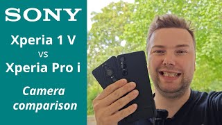 Xperia 1V vs Xperia Pro i  Camera Comparison [upl. by Eenot]