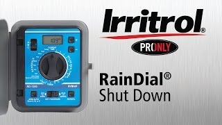 Rain Dial Shut Down [upl. by Buffy]