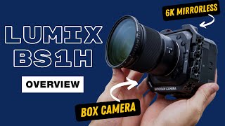 Panasonic LUMIX BS1H Full Sensor 6K Cinema Camera  HandsOn Overview [upl. by Anavrin]