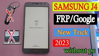 Samsung J4 J400F Frp BypassSMJ400F Google Account Remove 2023 Without PC [upl. by English]