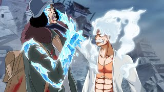 Luffy Gear 5 vs Aokiji Kuzan Almost Lost His Life When He Challenged The Terrible Power Of Nika [upl. by Nnyleuqaj813]