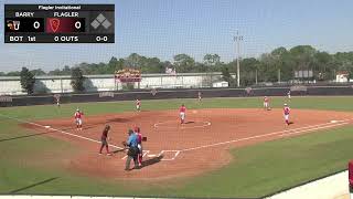 Flagler Softball vs Barry 232024 [upl. by Etteiluj671]