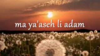 Adonai li lo ira w lyrics Hebrew English and Dutch Letras em português na descrição [upl. by Trebo]