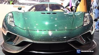 2017 Koenigsegg Regera  Exterior Turnaround  2017 Geneva Motor Show [upl. by Rabin]