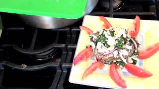 How to Make the Best Stuffed Portebello Mushroom with Crabmeat Salad [upl. by Gusta]