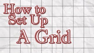 How to Set Up a Grid For Your Drawing [upl. by Maddis992]