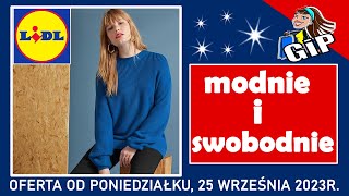 LIDL  Nowa Oferta od Poniedziałku 25092023  Modowe Okazje [upl. by Nochur]