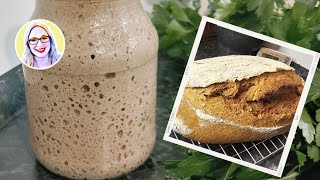 Sauerteig endlich meistern Dein EINFACHER Weg zum Anstellgut und hausgemachtem Brot 🏡🍞 [upl. by Lig]