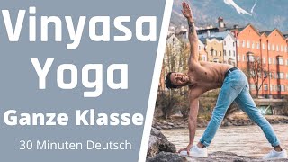 ANFÄNGER VINYASA YOGA KLASSE  35 Minuten Deutsch [upl. by Nyltyak672]