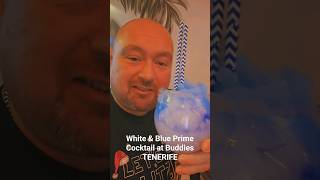 Buddies bar Tenerife white and blue prime cocktail with knightstrider [upl. by Samau323]