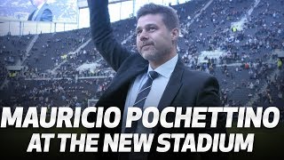 MAURICIO POCHETTINO’S HALFTIME INTERVIEW AT SPURS NEW STADIUM [upl. by Berny]