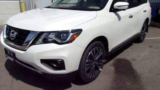 2018 Nissan Pathfinder Platinum 4x4 In Depth Walk Around Review [upl. by Honoria]