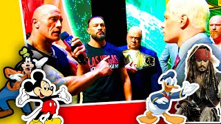 WrestleMania XL Kickoff But It’s Disney Character Voices Voice Impression Dub NOT AI [upl. by Haidebej]