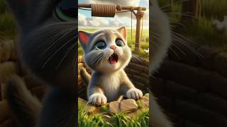 kitten got scolded 🙂 talkingtom animation cute tomandjerry kitten aicat cat cataction short [upl. by Iret]