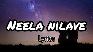 Neela Nilave Song Lyrics  RDX  Shane Nigam  Mahima Nambiyar  Sam C S [upl. by Brod891]