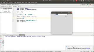 Python GUI Tutorial  28  Combobox  part 1 [upl. by Yvi]