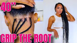 How To Box Braids  Tutorial for Beginners Ft BTL Braiding Gel [upl. by Jamesy554]