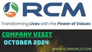 RCM COMPANY VISIT OCTOBER 2024 [upl. by Paul607]