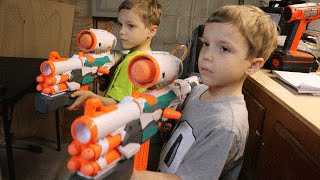 Nerf Blaster Battle Home Parts Make the Best Nerf Blaster [upl. by Stauder]