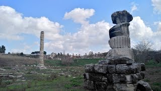 Temple of Artemis Selçuk İzmir Aegean Region Turkey Asia [upl. by Leonore542]