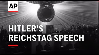 Hitlers Reichstag Speech [upl. by Juster]