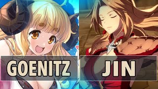 GBVSR🔥Goenitz Anila Vs Jin Katalina Lady Serenity🔥 High Level Gameplay [upl. by Ahsuat]