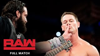 FULL MATCH  John Cena vs Elias Raw Dec 25 2017 [upl. by Wilma]