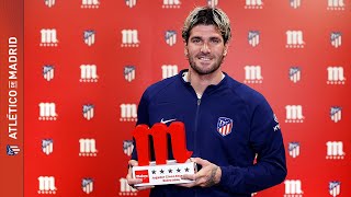 🏆 Rodrigo de Paul Jugador Cinco Estrellas del Atlético de Madrid en el mes de enero [upl. by Jamal790]