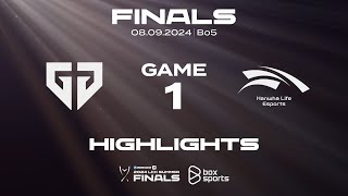 Highlights GEN vs HLE  Game 1  CHUNG KẾT  LCK Mùa Hè 2024 08092024 [upl. by Evans]