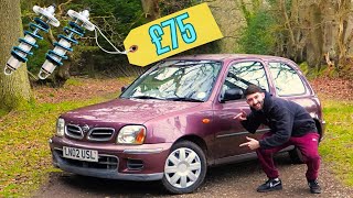 LOWERING MY K11 MICRA Budget Build [upl. by Suivatram]