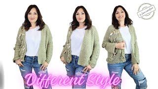 Un modo super semplice per creare il cardigan Different Style [upl. by Amek]