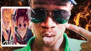 Mr Spectacular Reacts  DEMON SLAYER RAP CYPHER  quotTRIFECTAquot  DizzyEight [upl. by Readus]