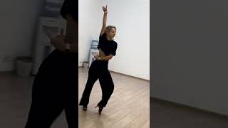 This is WHY her dance goes VIRAL😳😳 Chachacha solo latin [upl. by Norbert158]