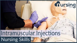 Intramuscular Injection Techniques Nursing Skills [upl. by Servais]