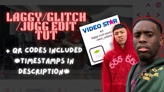 jugglaggyglitch edit tutorial on videostar  qr codes included [upl. by Aubert810]