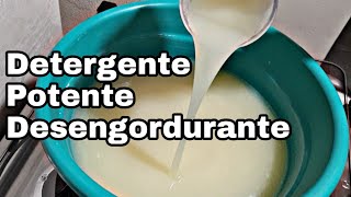 Como fazer detergente Potente desengordurante 3L  DICAS SIMPLES [upl. by Waldemar]