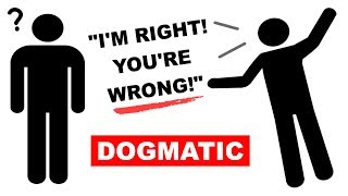 Learn English Words  DOGMATIC  Meaning Vocabulary Lesson with Pictures and Examples [upl. by Emylee104]