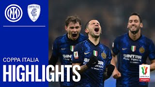 Sensi wins it in extra time 🥳⚫🔵 INTER 32 EMPOLI  HIGHLIGHTS  COPPA ITALIA 2122 [upl. by Kalli]