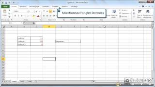 Comment utiliser le solveur déquation avec Excel 2010 [upl. by Tildy55]