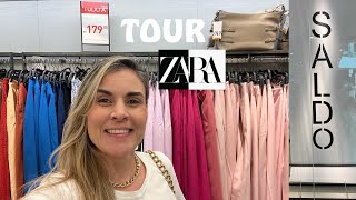 TOUR NOS SALDOS DA ZARA JANEIRO  MUITAS PEÇAS LINDAS SALDO zarazara fashion style [upl. by Arel]