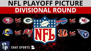 NFL Playoff Picture Schedule Bracket Matchups DatesTimes For 2022 NFL Playoffs Divisional Round [upl. by Othella]