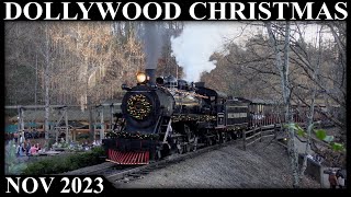 Dollywood Express 70 Smoky Mountain Christmas 2023 [upl. by Antrim]