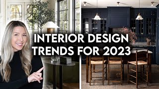 TOP 10 INTERIOR DESIGN  HOME DECOR TRENDS FOR 2023 [upl. by Bryce280]