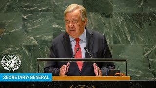 🇺🇳 UN SecretaryGeneral Addresses United Nations General Debate 79th Session  UNGA [upl. by Kathryne]