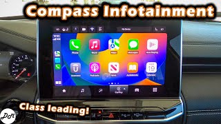 2023 Jeep Compass – Infotainment Review  Uconnect 5 Touchscreen Apple CarPlay amp Android Auto [upl. by Arved67]