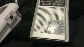 Noaa weather radio eas weekly test 2 [upl. by Atteloj]